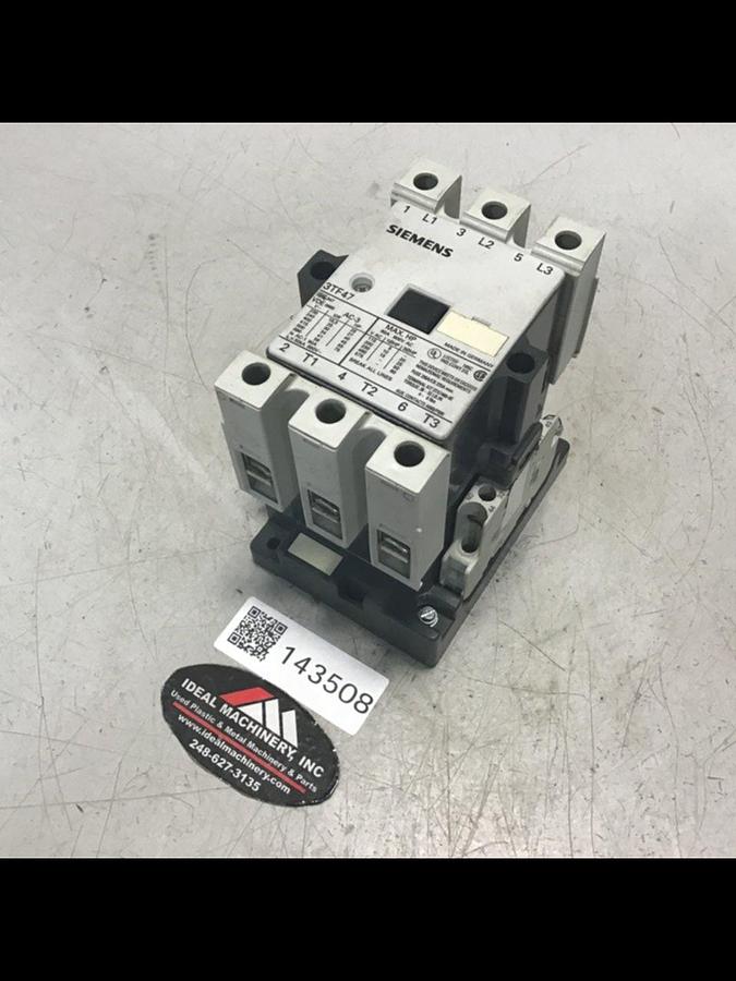Used SIEMENS Contactor 3TF4722-OAK6 USED