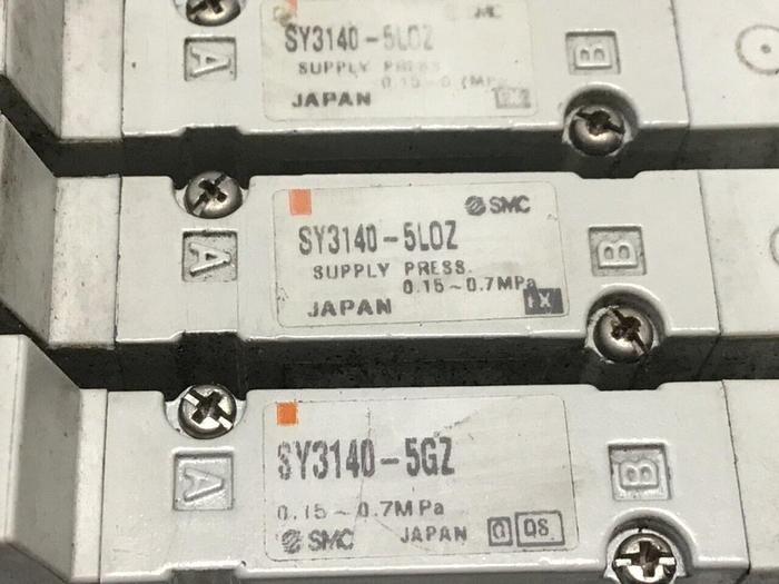 Used SMC Solenoid Valve & Manifold SY3140-5GZ #114791