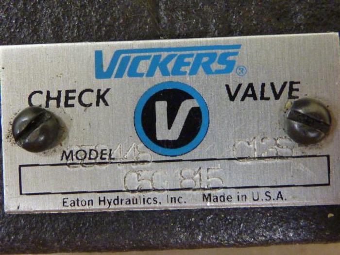 Used VICKERS Check Valve C5G815 #59847