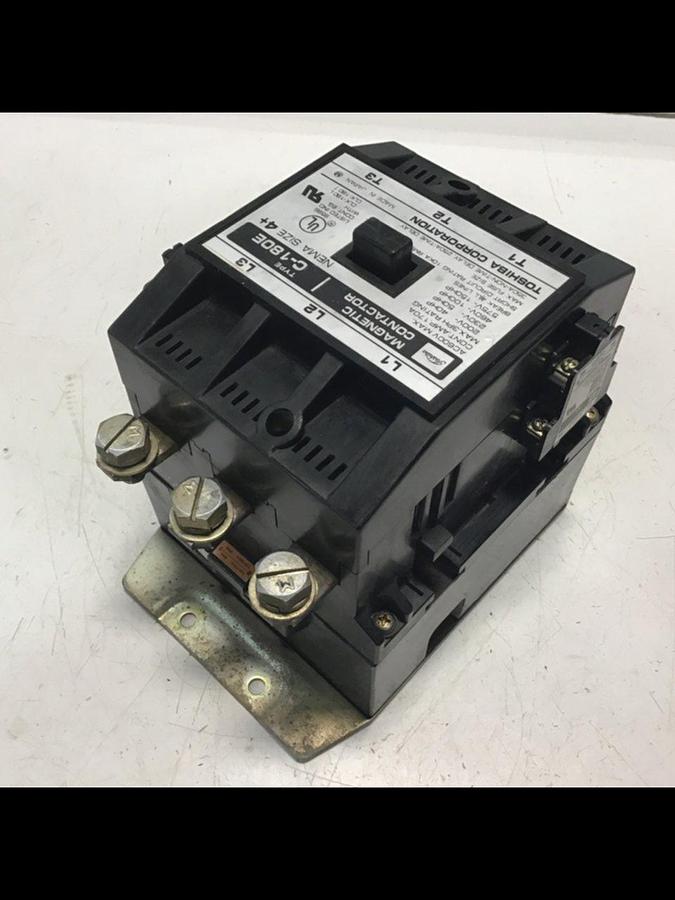Used TOSHIBA Magnetic Contactor C-180E #124357