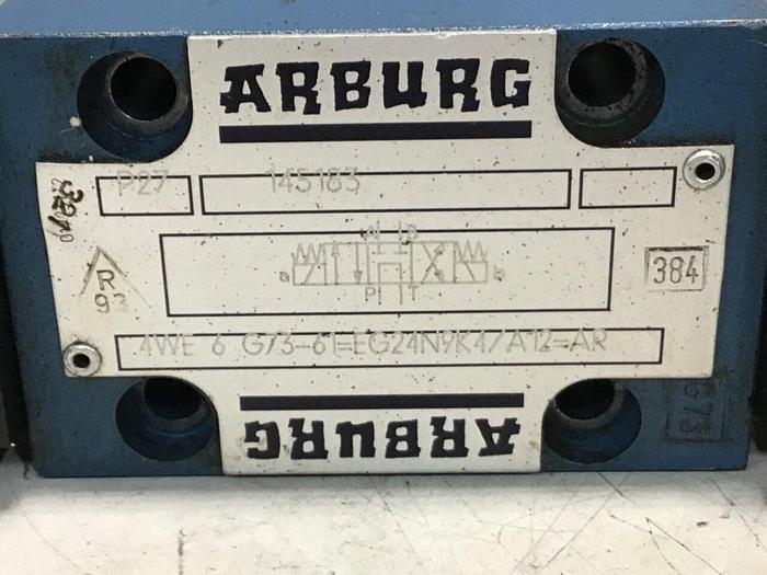 Used ARBURG Valve 4WE 6 G73-61-EG24N9K4/A12-AR #136527