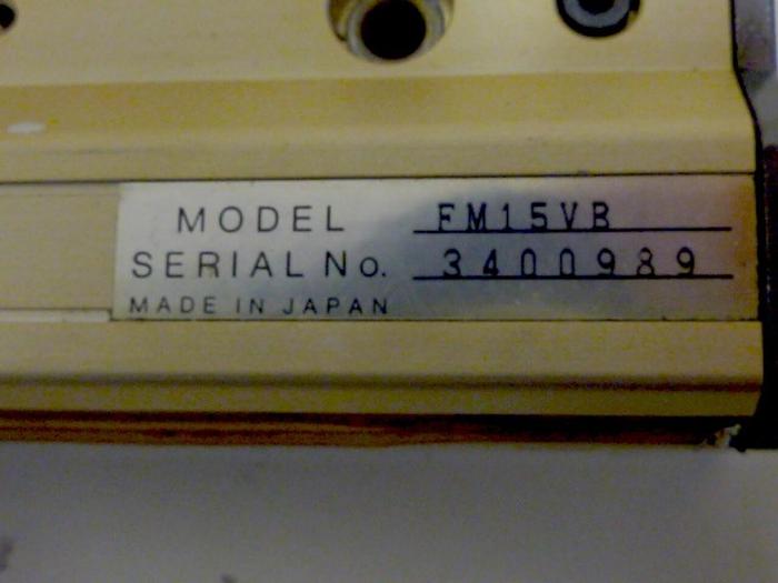 Used TOSHIBA Foot Stroke Decoder FM15VB #65156