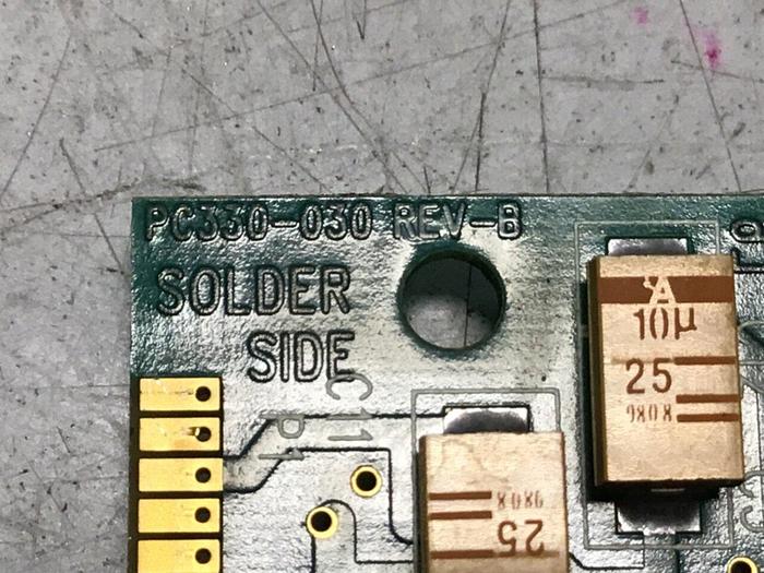 Used VAN DORN Analog Circuit Board 330025 PC330-025 Used