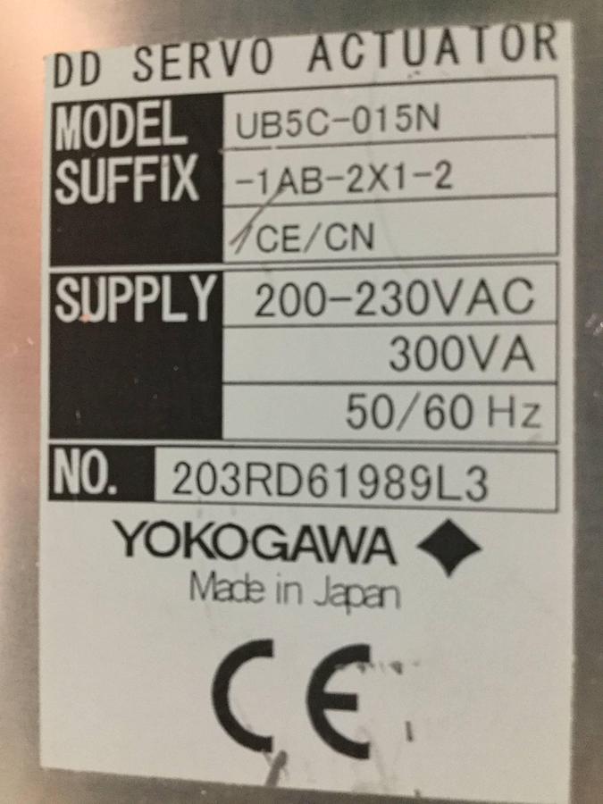 Used YOKOGAWA DD Servo Amplifier UB5C-015N-1AB-2X1-2/CE/CN Used #98699