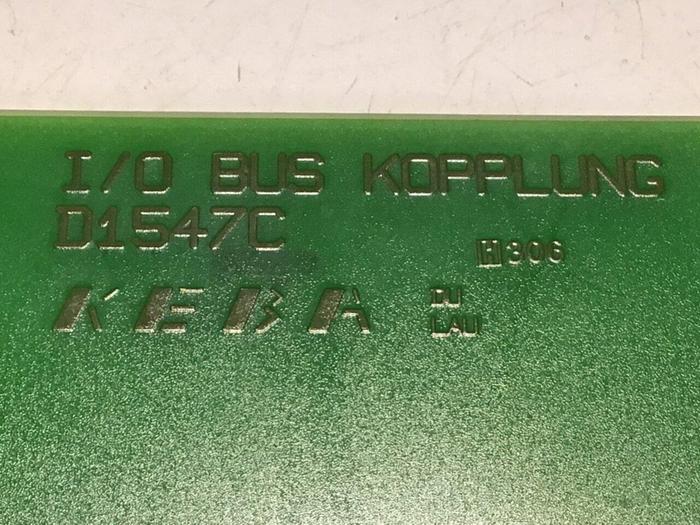 Used KEBA Circuit Board / Engel I/O BUS KOPPLUNG D1547C Used