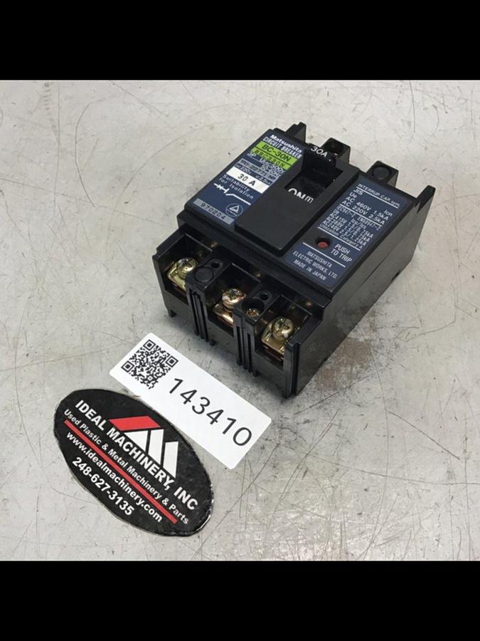 Used MATSUSHITA 30 Amp Breaker BC-30N-30-3P USED