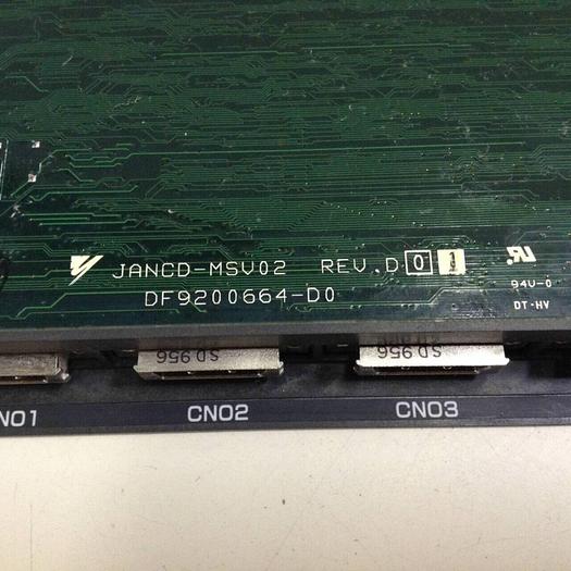 Used YASKAWA Circuit Board JANCD-MSV01B REV F01 #76719