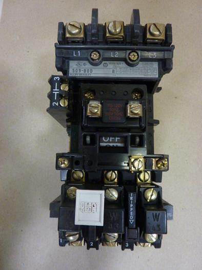 Used ALLEN BRADLEY Starter Size 1 509-BOD SER B W43 #47128