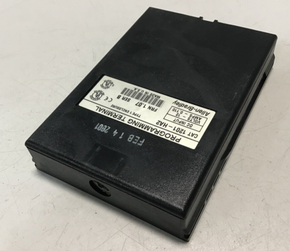 Used ALLEN BRADLEY Programming Terminal 1201-HA2 SER B USED 