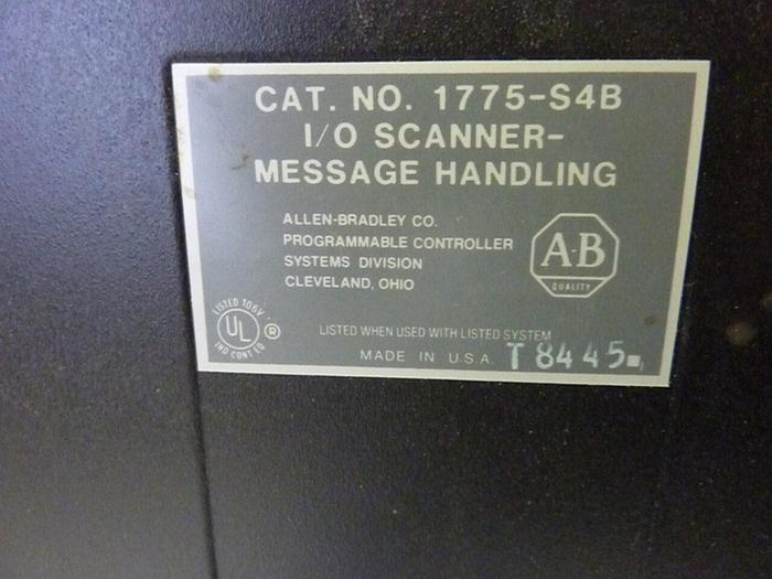 Used ALLEN BRADLEY I/O Scanner 1775-S4B #29252