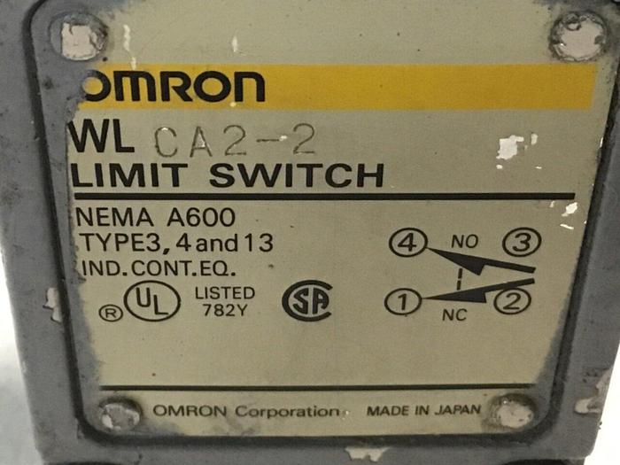 Used OMRON Limit Switch WLCA2-2 USED