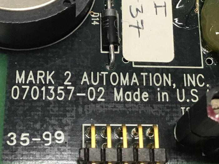 Used MARK 2 AUTOMATION Circuit Board EMS 10 0701357-02 #124801