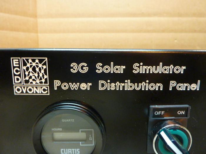 Used ECD OVONICS 3G Solar Simulator Power Distribution 1FD86A #40593