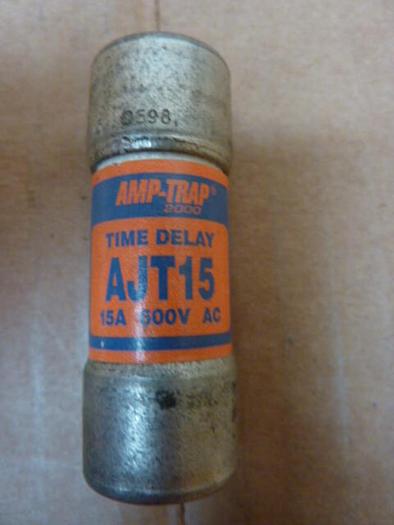 Used FERRAZ SHAWMUT 15 Amp Fuse AJT15 #26802