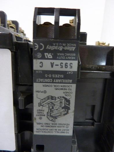 Used ALLEN BRADLEY Starter Size 1 509-BOD SER B W47 #55223