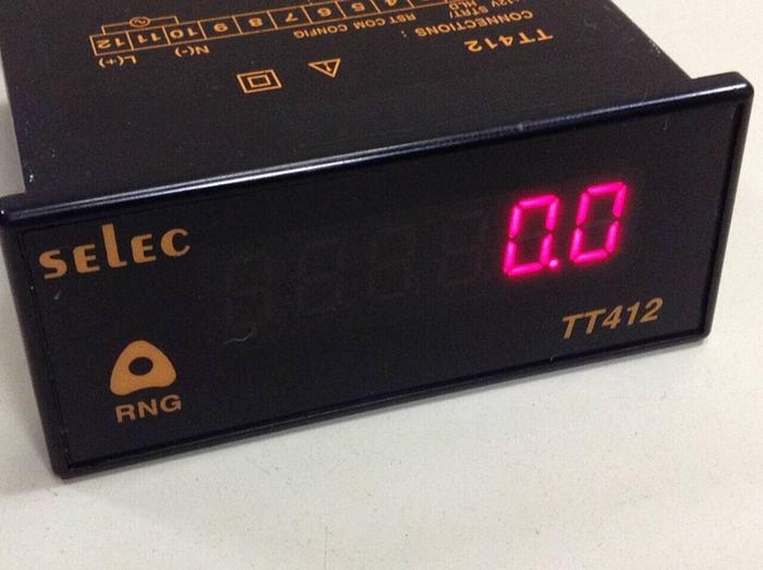 Used SELEC Totaliser Timer TT412 #86290