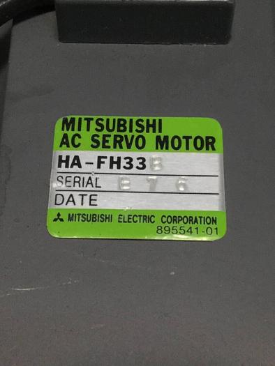 Used MITSUBISHI Servo Motor w/ Gear Motor HA-FH33B Used