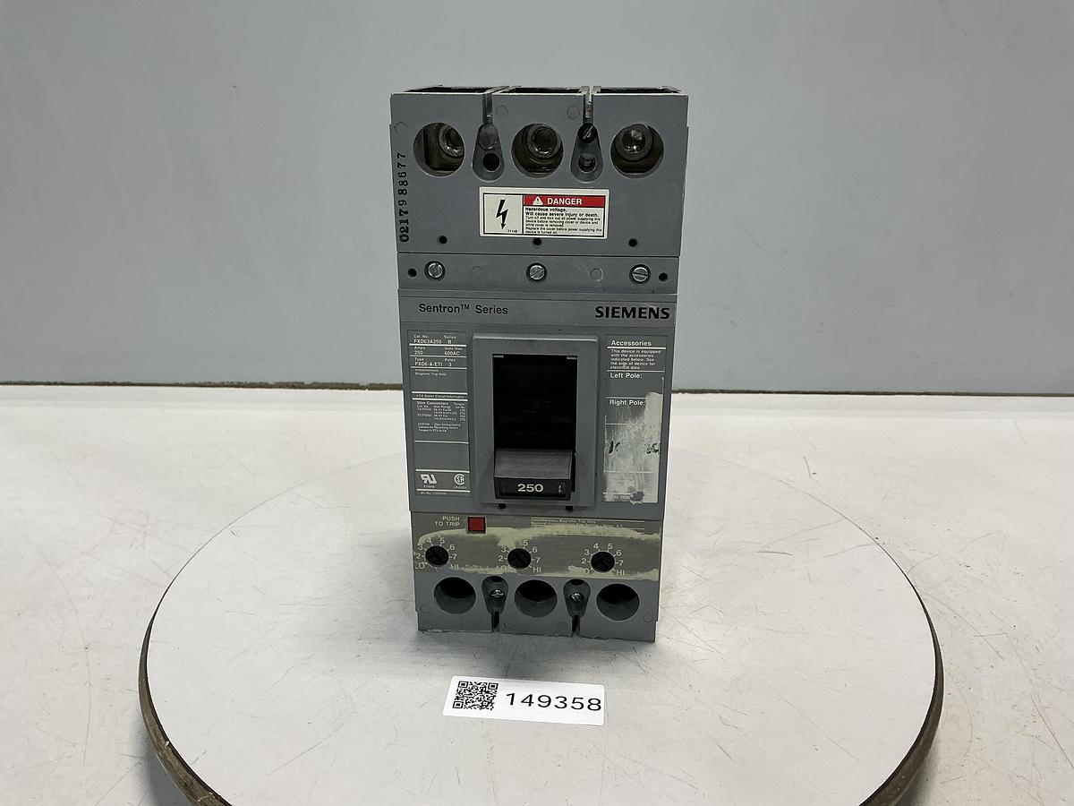 Used SIEMENS FXD63A250