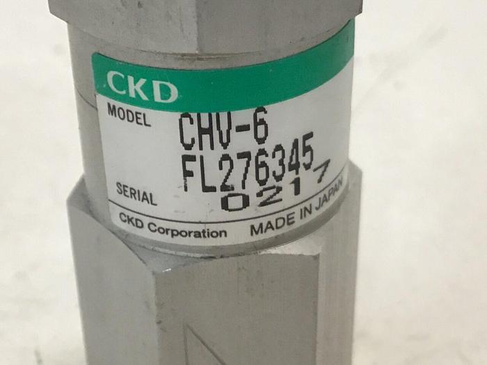 Used CKD CORP Check Valve CHV-6 #126610