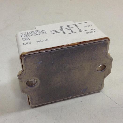 Used SEMIKRON Bridge Rectifier SKD 60/16 #77859