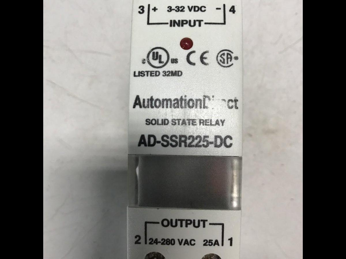 Used AUTOMATION DIRECT Solid State Relay AD-SSR225-DC USED