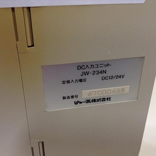 Used SHARP Input Module JW-234N #83564