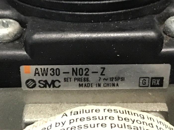 Used SMC Pneumatic Regulator AW30-N02-Z #129153