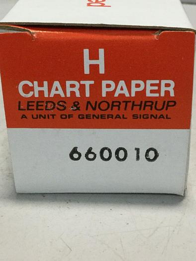 Used LEEDS & NORTHRUP Chart Paper 660010 #109299