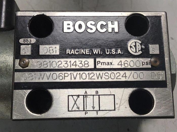 Used BOSCH Valve 9810231438 081WV06P1V1012WS024/00D51 Used