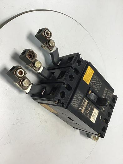 Used MITSUBISHI 125 Amp Circuit Breaker NF-SF3125 #119966