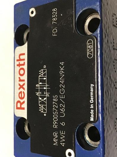 Used REXROTH Solenoid Valve 4WE6U62EG24N9K4 #113932