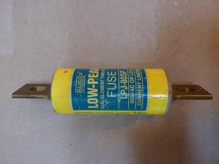 Used BUSSMANN 80 Amp Fuse LPJ-80SP #23497