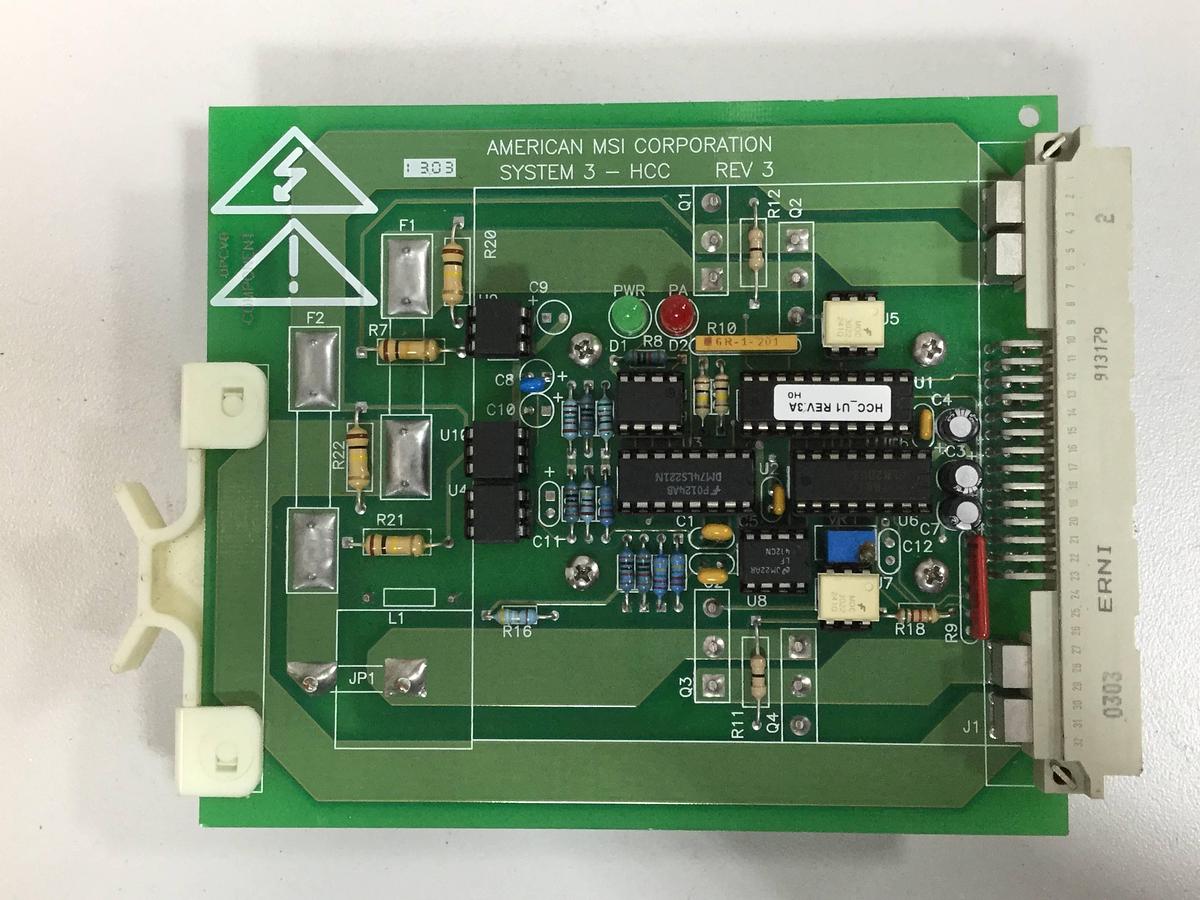 Used AMERICAN MSI Control Board C3201.010.045 Used