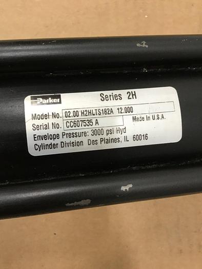 Used PARKER Injection Sled Cylinder 02.00 H2HLTS182A 12.000 USED