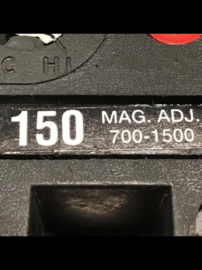 Used GE 150 Amp Circuit Breaker & Switch TFJ236150WL /SWITCH #135252