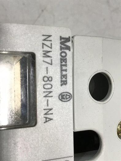 Used MOELLER 80 Amp Circuit Breaker NZM7-80N-NA #136077