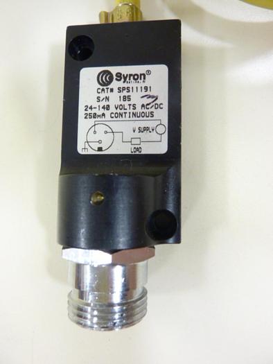 Used SYRON Proximity Switch SPS11191 #44015