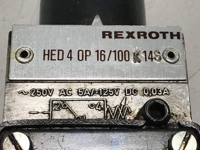 Used REXROTH Valve HED40P16100K14S Used