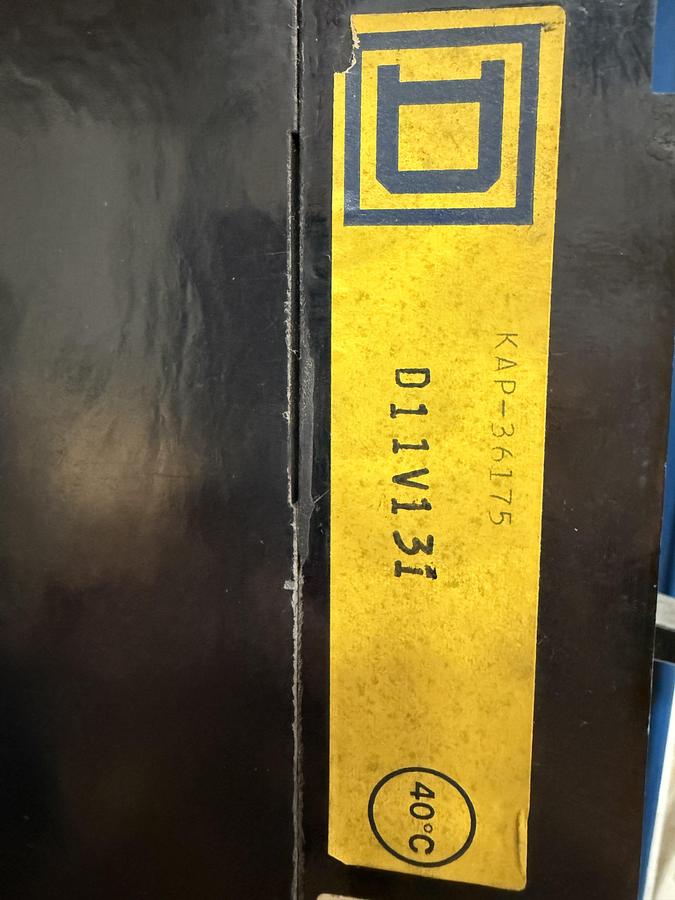 Used SQUARE D KAL Breaker Used #149288