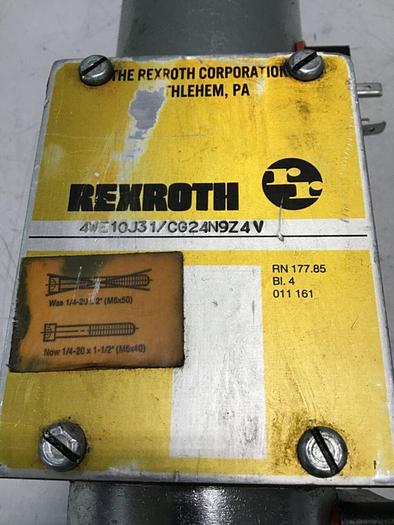 Used REXROTH Valve 4WE10J31/CG24N9Z4 #135656