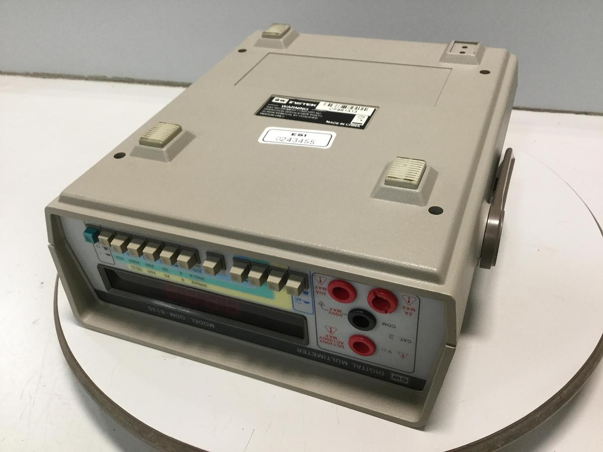 Used GW INSTEK Digital Multimeter GDM-8135 #107276