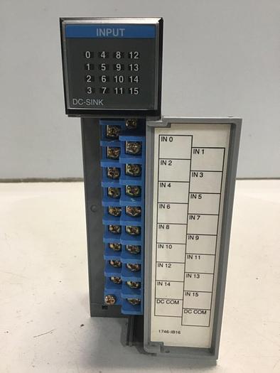 Used ALLEN BRADLEY Input Module 1746-IB16 SER C #127236