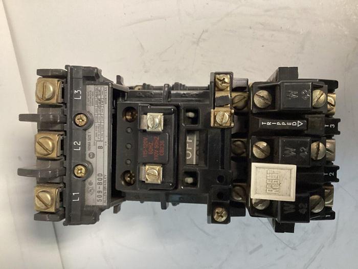 Used ALLEN BRADLEY Starter Size 1 509-BOD SER B W42 #33512