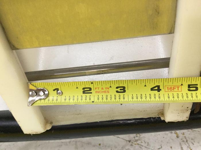 Used PPE Plastic Rolling Surge Bin USED