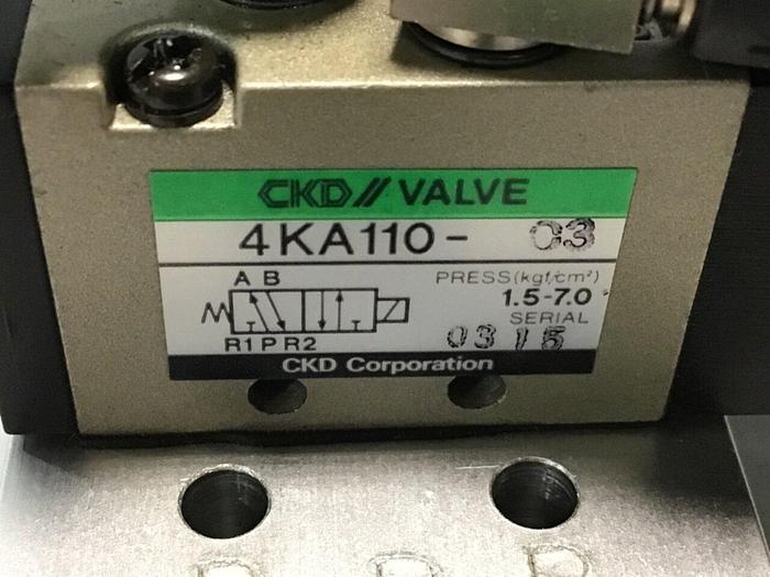 Used CKD CORP Valve w/Manifold 4KA110-03 #116034