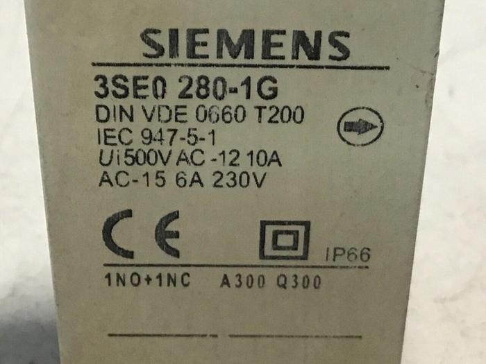 Used SIEMENS Limit Switch 3SE0 280-1G #122061