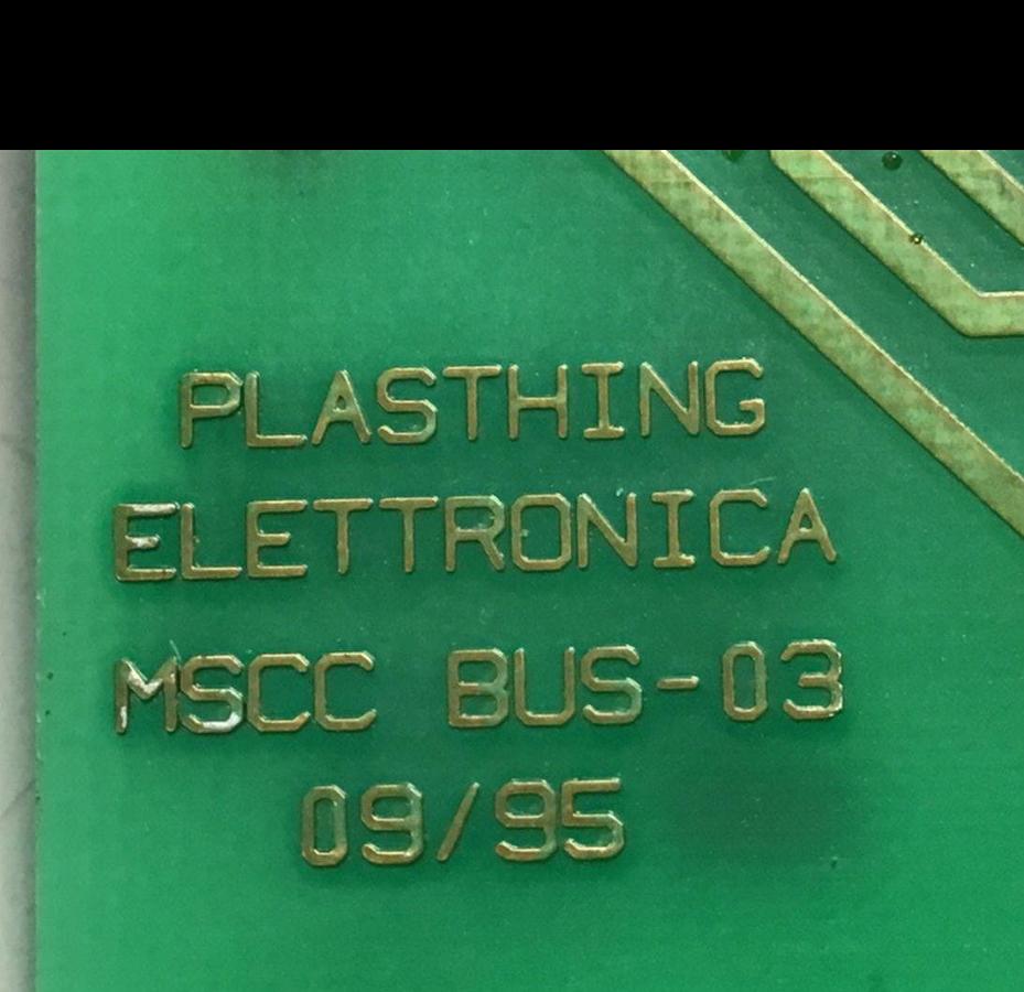 Used PLASTHING BackPlane MSCC BUS-03 USED