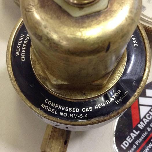 Used WESTERN Compressed Gas Regulator RM-5-4 #75343