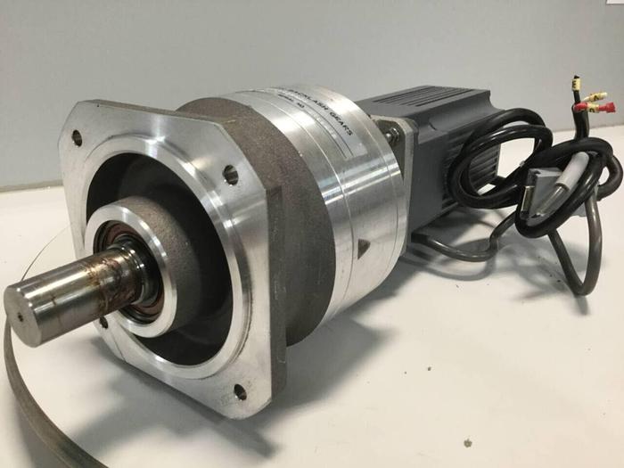 Used MITSUBISHI Servo Motor w/ Gear Motor HA-FH33B Used