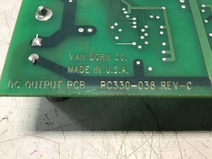 Used VAN DORN Pathfinder DC Output Board PC330-038 Used